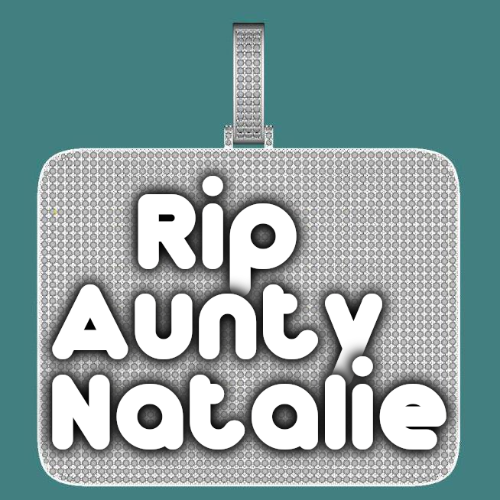 CUSTOM LETTER NECKLACE 3D BIG SQUARE