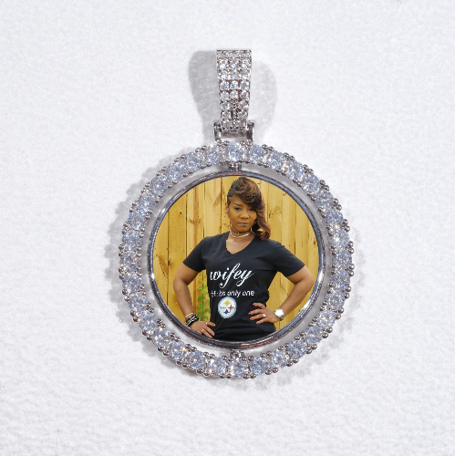 3D Spinning 2-Faced Custom Picture Pendant