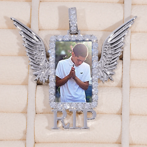 RIP WING 3D CUSTOM PICTURE PENDANT