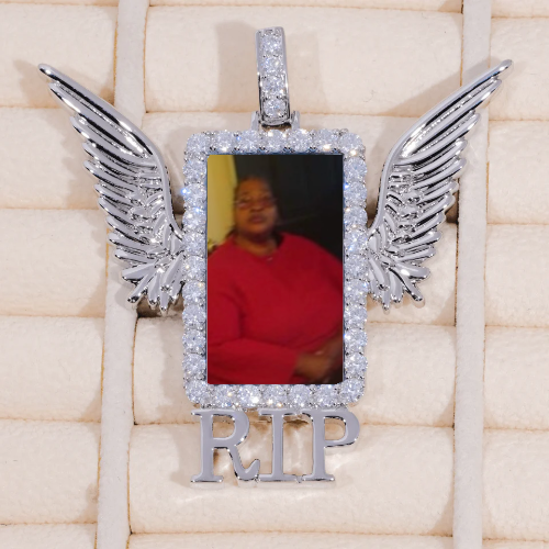 RIP WING 3D CUSTOM PICTURE PENDANT