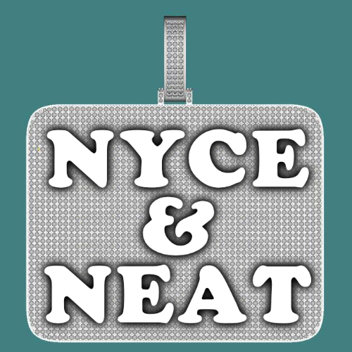 CUSTOM LETTER NECKLACE 3D BIG SQUARE