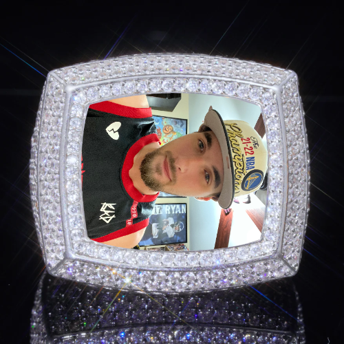 3D CUSTOM PICTURE ICED RING