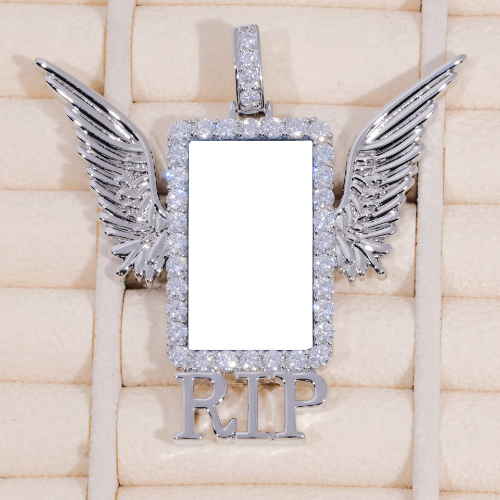 RIP WING 3D CUSTOM PICTURE PENDANT