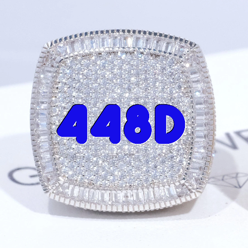 CUSTOM LETTER 3D ICED RING