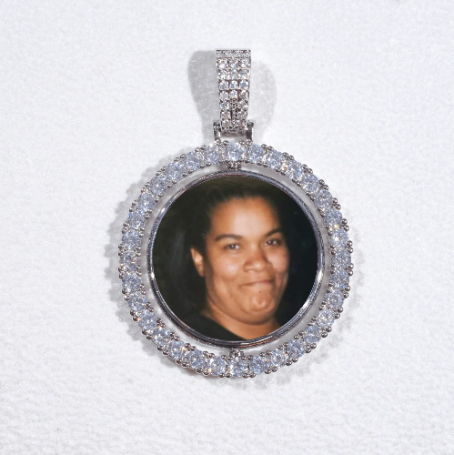 3D Spinning 2-Faced Custom Picture Pendant