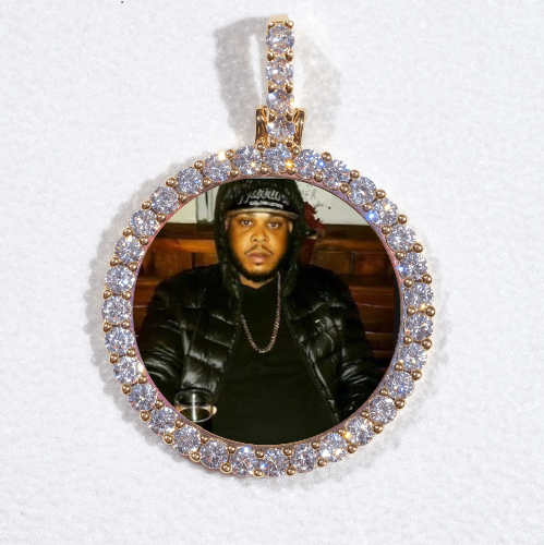 3D CIRCLE CUSTOM PICTURE PENDANT SMALL SIZE