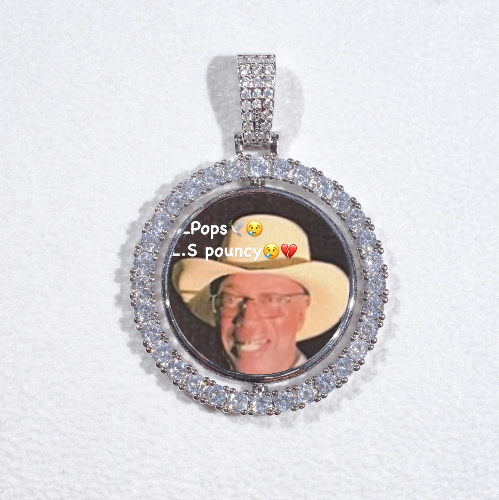 3D Spinning 2-Faced Custom Picture Pendant