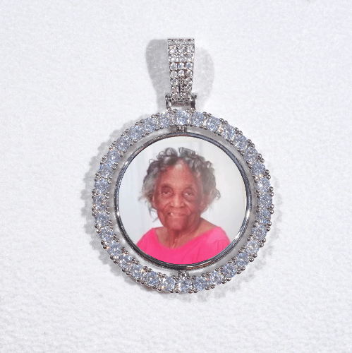 3D Spinning 2-Faced Custom Picture Pendant