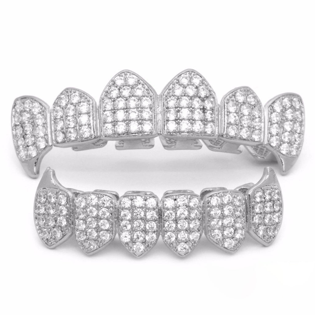 Official Limited Micro-inlay CZ Gold-Plated Grillz