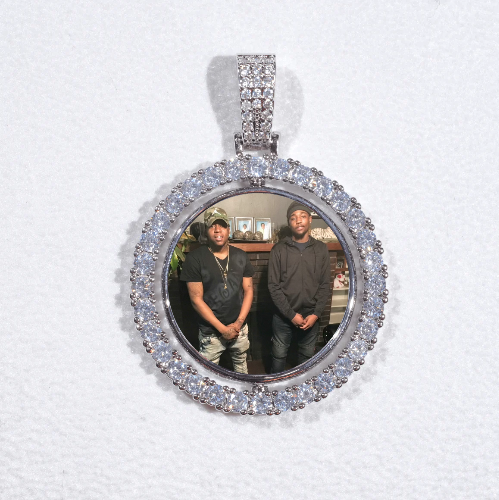 3D Spinning 2-Faced Custom Picture Pendant