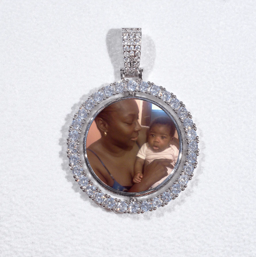 3D Spinning 2-Faced Custom Picture Pendant