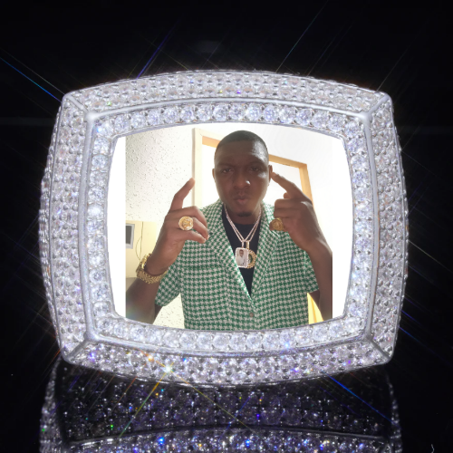 3D CUSTOM PICTURE ICED RING