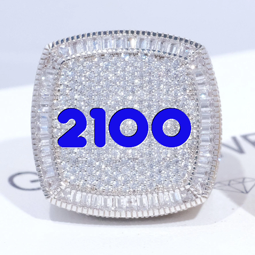 CUSTOM LETTER 3D ICED RING