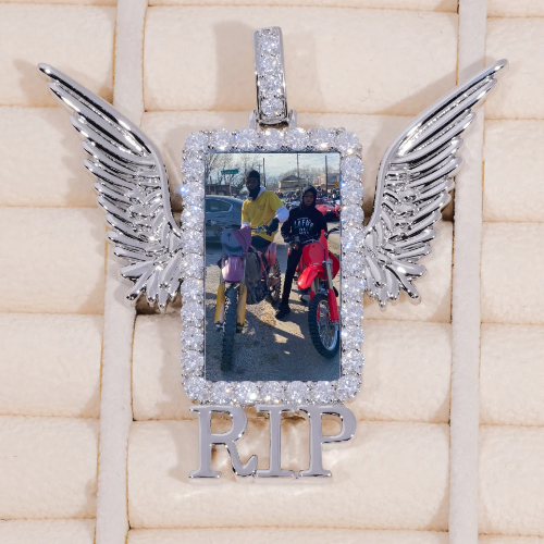 RIP WING 3D CUSTOM PICTURE PENDANT