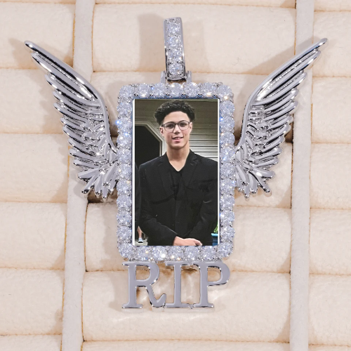 RIP WING 3D CUSTOM PICTURE PENDANT