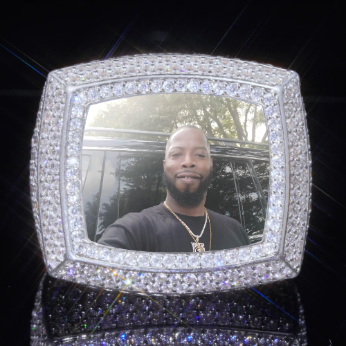 3D CUSTOM PICTURE ICED RING