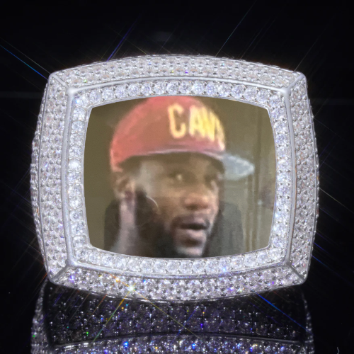 3D CUSTOM PICTURE ICED RING