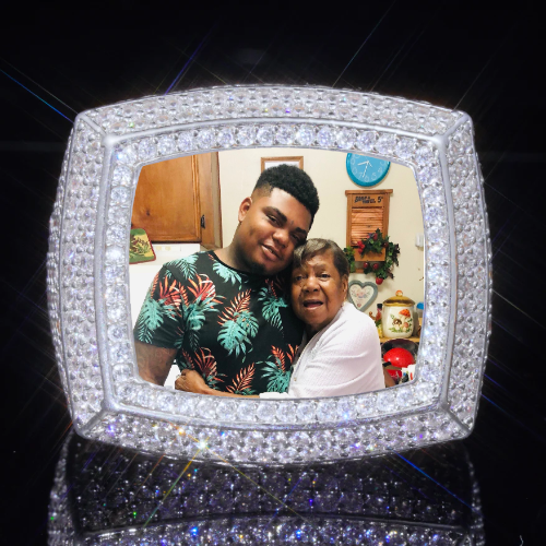 3D CUSTOM PICTURE ICED RING