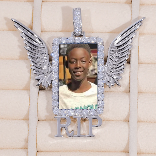 RIP WING 3D CUSTOM PICTURE PENDANT
