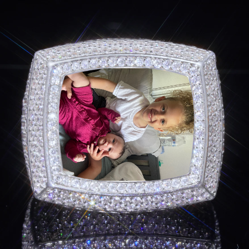 3D CUSTOM PICTURE ICED RING
