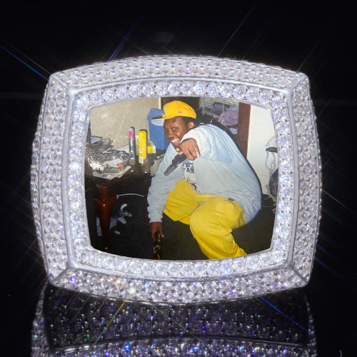 3D CUSTOM PICTURE ICED RING