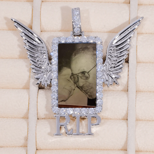 RIP WING 3D CUSTOM PICTURE PENDANT