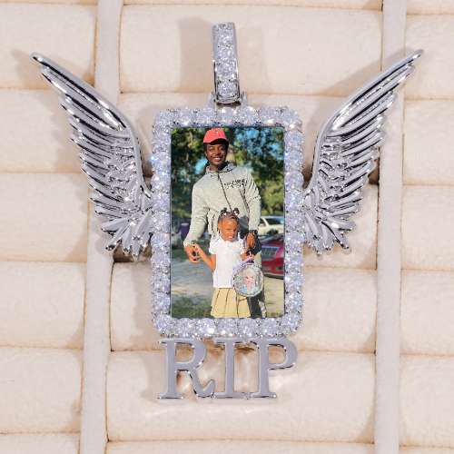 RIP WING 3D CUSTOM PICTURE PENDANT