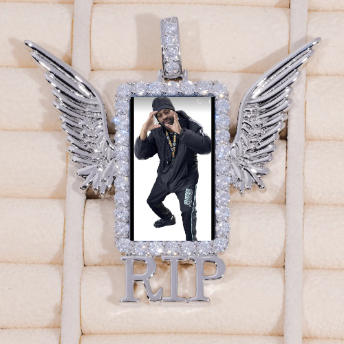 RIP WING 3D CUSTOM PICTURE PENDANT