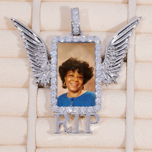RIP WING 3D CUSTOM PICTURE PENDANT