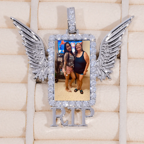 RIP WING 3D CUSTOM PICTURE PENDANT