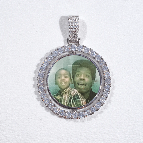 3D Spinning 2-Faced Custom Picture Pendant