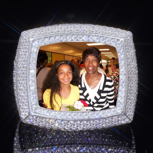 3D CUSTOM PICTURE ICED RING