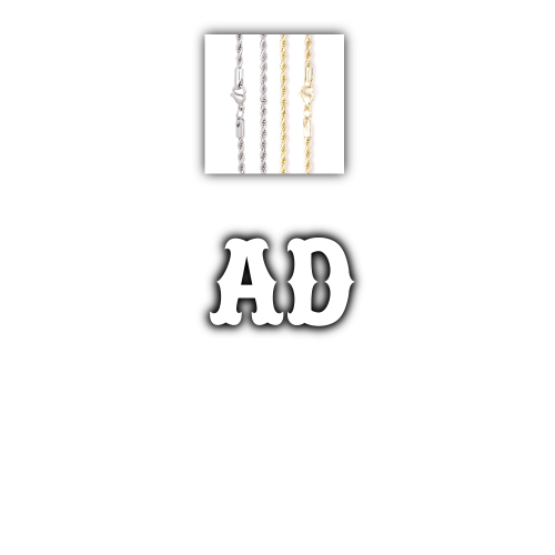 Custom Letters Freibeuter Font Necklace