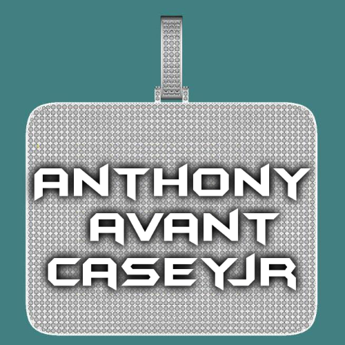 CUSTOM LETTER NECKLACE 3D BIG SQUARE