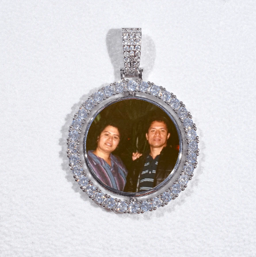 3D Spinning 2-Faced Custom Picture Pendant