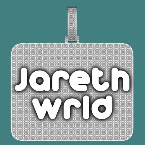 CUSTOM LETTER NECKLACE 3D BIG SQUARE