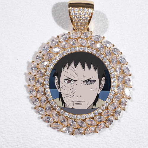 Large 3D Wheat Ear Custom Picture Pendant
