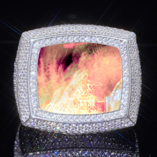3D CUSTOM PICTURE ICED RING