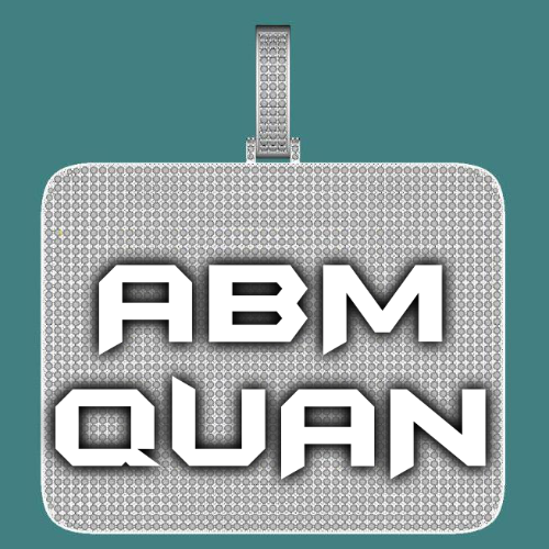 CUSTOM LETTER NECKLACE 3D BIG SQUARE