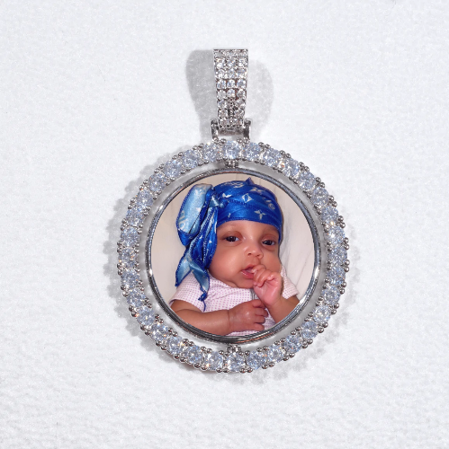 3D Spinning 2-Faced Custom Picture Pendant