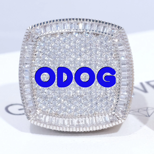 CUSTOM LETTER 3D ICED RING