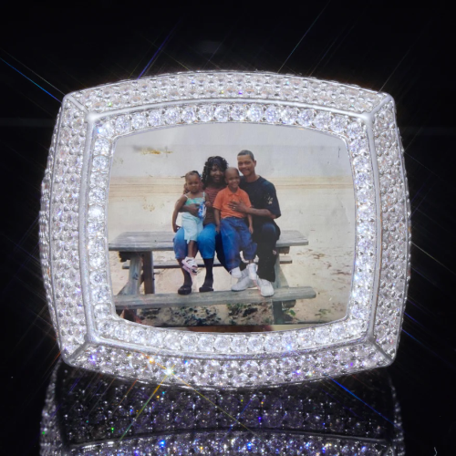 3D CUSTOM PICTURE ICED RING