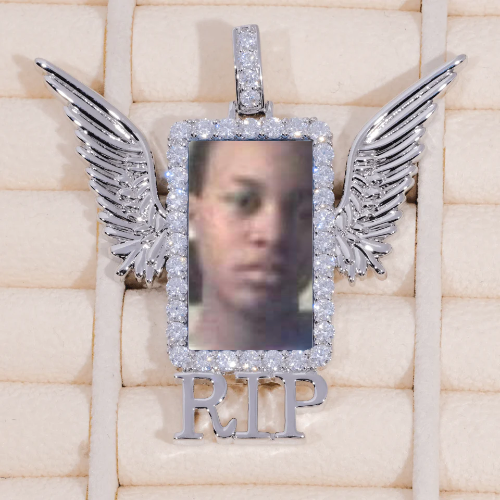 RIP WING 3D CUSTOM PICTURE PENDANT