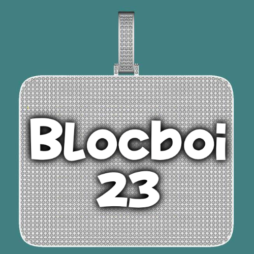 CUSTOM LETTER NECKLACE 3D BIG SQUARE