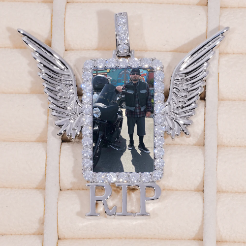 RIP WING 3D CUSTOM PICTURE PENDANT