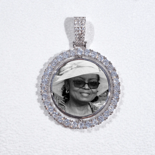3D Spinning 2-Faced Custom Picture Pendant
