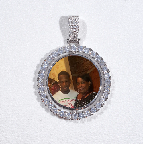 3D Spinning 2-Faced Custom Picture Pendant