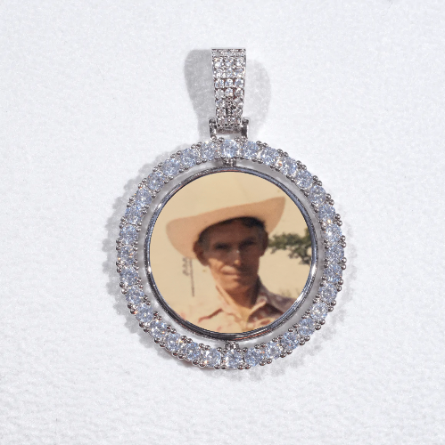 3D Spinning 2-Faced Custom Picture Pendant