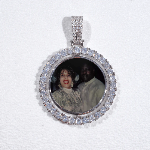 3D Spinning 2-Faced Custom Picture Pendant