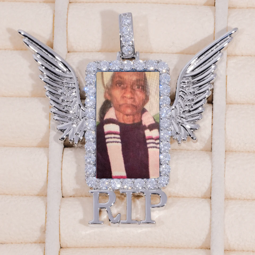 RIP WING 3D CUSTOM PICTURE PENDANT